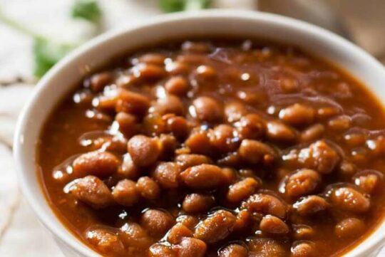 Checkerboard Baked Beans