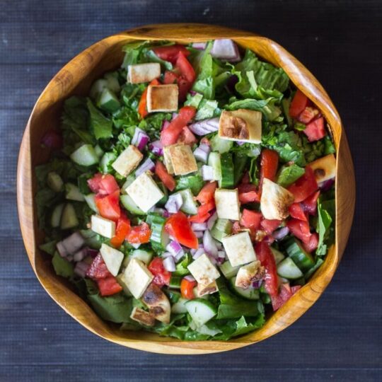 Middle Eastern Salad With A Healthy Twist